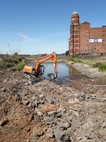 Fish Removal - <p>Total lake drain down to allow for construction</p>