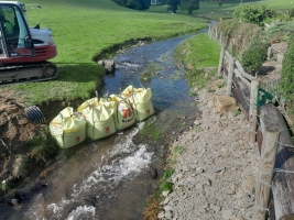 Fish Rescue & Relocation for Powys County Council - <p>Fish rescue and relocation in September 2025 for Powys County Council due to river works</p>